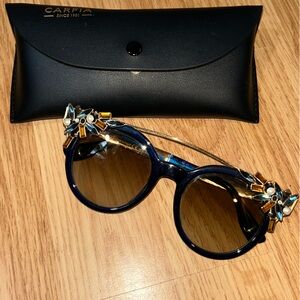 Jimmy Choo Vivy Bejeweled Rhinestone Sunglasses